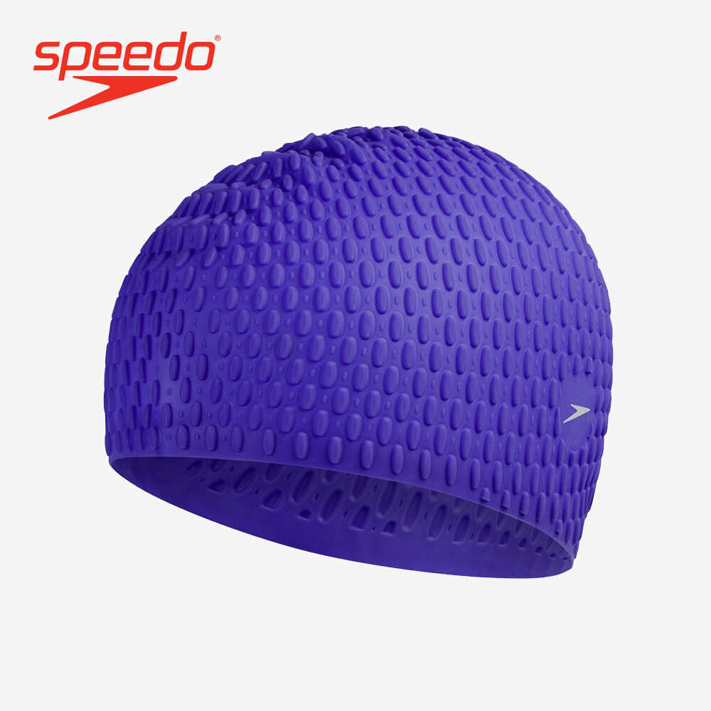 Speedo Adult Unisex's Fitness Swim Caps Bubble - Violet - 8-70929D669